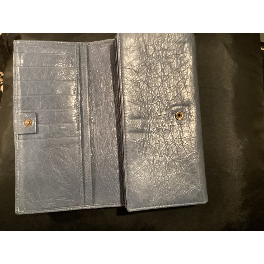 BALENCIAGA Leather Classic Money Bifold Wallet - Picture 5 of 8